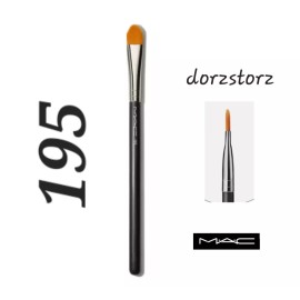 M·A·C MAC *195 CONCEALING BRUSH* / Synthetic Fiber Flat Blending Brush / NEW