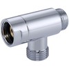 G-Promise All Metal 3 Way Diverter, Hose Fitting Tee, T