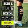 GRASSENGINE Pre-Cut Grip Soccer Socks with 3 Holes - Anti-Cramp