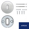 Apecs Key Escutcheon Stainless Steel Matt Door Rosette for Interior