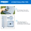 SWIMLINE HYDROTOOLS 89033 Premium Free Standing Poolside Valet Towel Rack