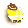 Beehaw Bee Cute Metal Enamel Cowboy Pin Badge