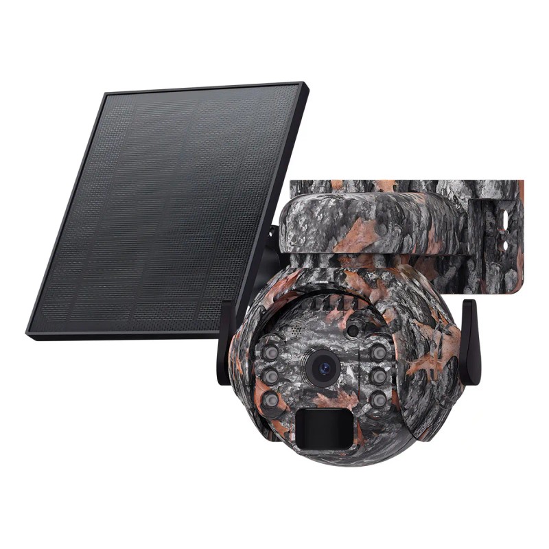 Cámara Solar Exterior SecTec 4G PTZ 3MP con Visión Nocturna