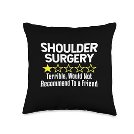 Shoulder Surgery Get Well Soon Recovery Health Healing Gifts Throw Pillow
