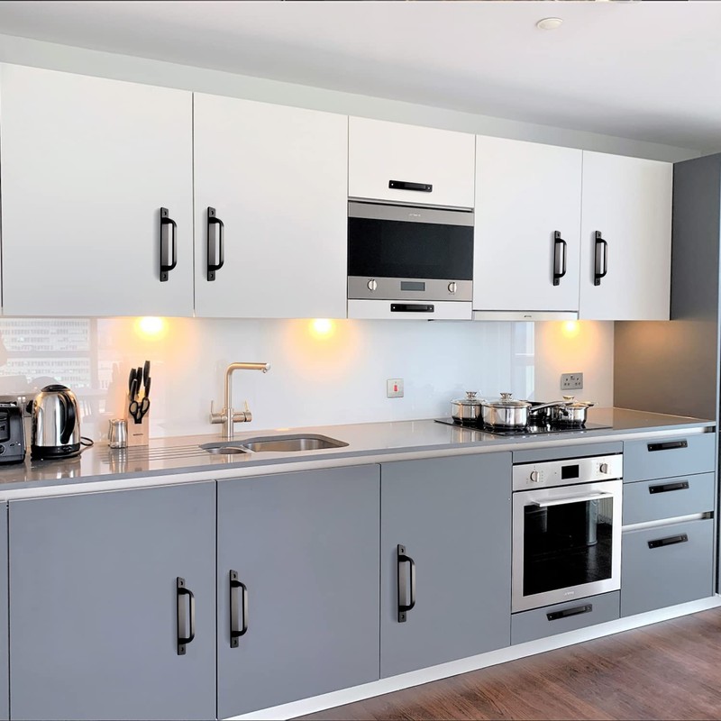 Westablize 2 Pack 5 Inch 128 mm Matte Black Square