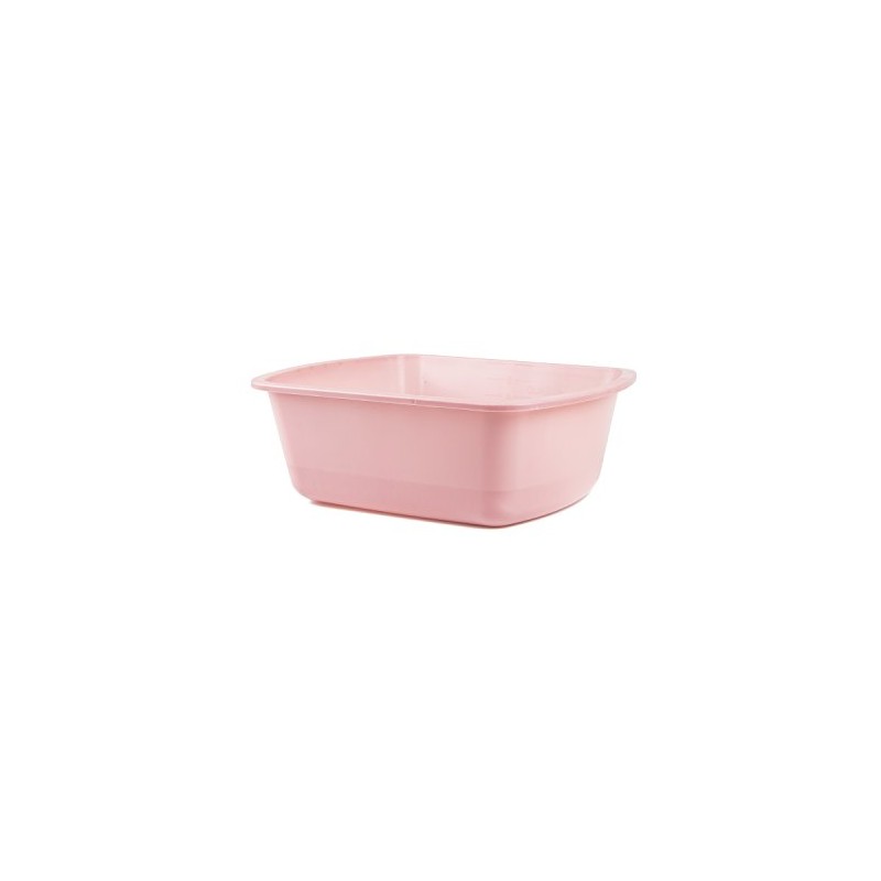 Medegen H360-10 Rectangular Wash Basin, Dusty Rose, 5.7L Capacity, 12.6"