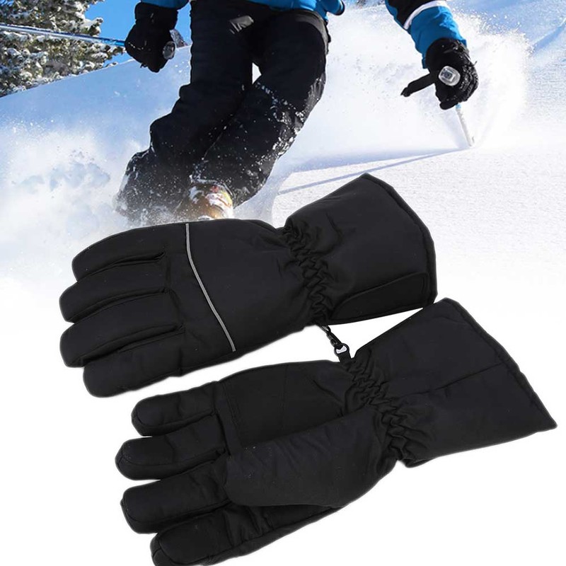 Electric Heating Gloves Waterproof Adjustable Winter Outdoor Sport Warm Keeping