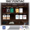 1967 Pontiac Shop Manuals, Sales Literature & Parts Books Kit