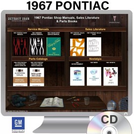 1967 Pontiac Shop Manuals, Sales Literature & Parts Books Kit