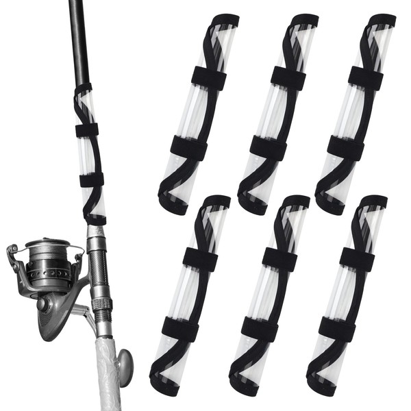 Gosknor 6pcs Fishing Lure Covers, 9x7.5 Inch Fishing Pole Sleeve