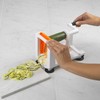 Goodcook 10806 Veggie Spiralizer with interchangeable blades, 6", White