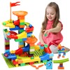 COUOMOXA Marble Run Building for Kids: STEM Building Blocks Set
