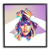 Stupell Industries Modern Taylor Portrait Framed Giclee Art by Birch&Ink
