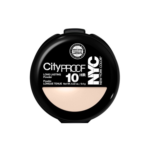 N.Y.C. New York Color Smooth Skin Pressed Face Powder, Naturally Beige, 0.33 Ounce