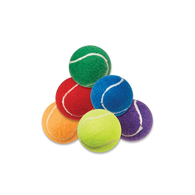 Zanies Mini Puppy Pride Tennis Balls for Dogs, 6-Packs