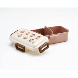 Skater PFLB6AG-A TinyTAN Lunch Box, 18.9 fl oz (530 ml), Antibacterial, Fluffy, Domed Lid, For Women, Made in Japan