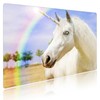 Children's Desk Mat - "White Unicorn" - Made of First-Class