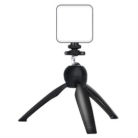 RGB Video Lights 2500K‑9000K Dimmable LED Camera Light Portable RechargeablePhotography Lighting with Cold Shoe