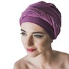 CAREBELL Chemotherapy Turban Elegance Malva Gold Bamboo for Hair Loss