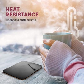 Great Single Coaster Square BW - Magic Wizarding World Elder Wand |Glossy Quality Coasters | Tabletop Protection for Any Table Type #37046