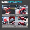 SKYJDM Motorcycle Lock Combo - Helmet and Brake Anti-Theft Grip