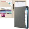 UMRIOX A4 Clipboard Folder with A4 Notepad, PU Clipboard A4