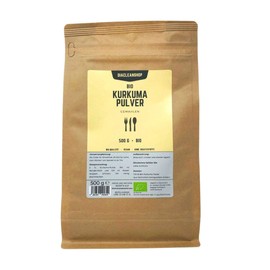 Organic Turmeric Powder 500 g - Organic Quality - Ground Turmeric Root as Spice, Tea, Smoothie or Turmeric Latte