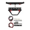 RC Crawler Bumper Black Front and Rear Bumper with Winch