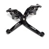 KBGRAX Motorcycle Aluminum CNC Adjustable Foldable Extendable Brake Clutch Levers
