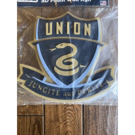 Foamheads New MLS Philadelphia Union 3D Fan Foam Logo Holding Wall Sign Made in USA