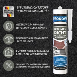 Pronova Bitumen Seal 300 ml Black