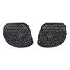 SLMOTO Black Trim Mesh Front Fairing Speaker Grilles Covers Fit