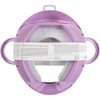 Soft Toilet Seat for Children Purple with Two Handles, One
