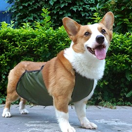 Dog Belly Vest, Dog Bib Chest Protector Full for Pets (M)