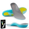 FUFUNOYA Insole, Fatigue-Resistant, Shock Absorption, Flatfoot, Arch Support, Footbed, Men's,