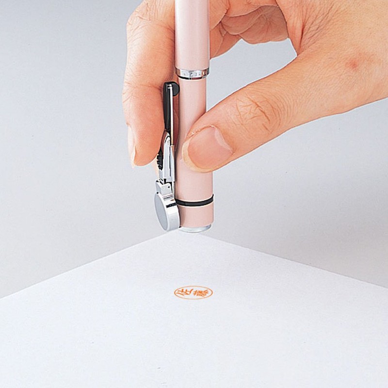 シヤチハタ ネームペン キャップレスS 本体のみ(印面別売) TKS-CUS2 ペールブルー