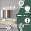Espird Bathroom Vanity Light Fixtures Brushed Nickel, 3 Lights Bathroom