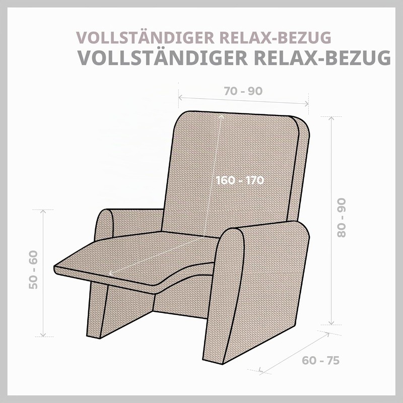 Textile-home Teide Elastic Sofa Cover, 1, 2, 3 and 4-Seater