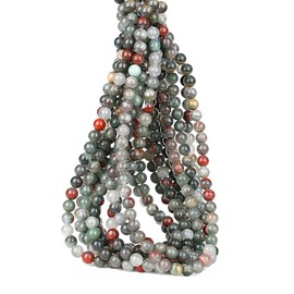 XIANNVXI Multicolor Beads Dragon Blood Stone Beads 8mm Crystal Beads 100PCS Natural Stone Beads Round Loose Gemstone Beads for Bracelet Beads for Jewellry Making