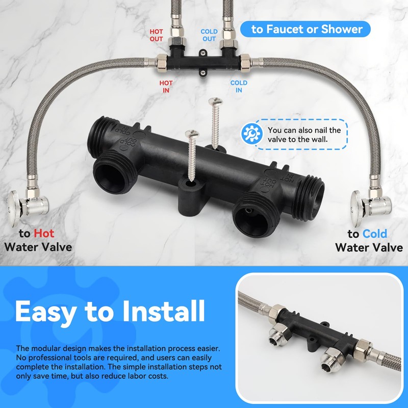 Frutlait WP596816 Sensor Valve Kit for watts Recirculating Hot Water