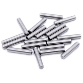 Yesallwas 50Pcs 4mm x 30mm Dowel Pin 304 Stainless Steel Shelf Support Pin Metal Fasten Elements Used On Precise Location (4 mm x 30 mm 50 Pcs)