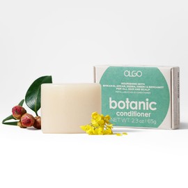 OLGO Botanic Conditioner Stick Refill (only refill)- Vegan | Solid conditioner for rich and healthy nutrition from Argan, Jojoba oil, Shea butter with Bergamot