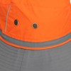 UPF50+ Fishing Hat with Reflective Strip Mesh Vents Adjustable Wide