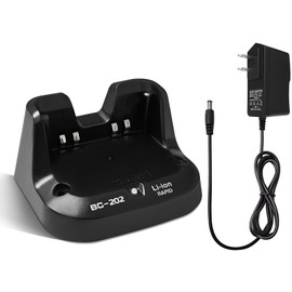 for ICOM BP-307 Charger, BC-202 Rapid Charger for ICOM ID-51A ID-51E ID-52 ID-52A ID-52E ID-31 ID-31A ID-31E IC-705 Ra-dio Charger BP-272 BP-271 Battery Charger (5)