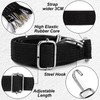 Adjustable Tensioning Elastic Straps with Hooks, Flat Tie Down Straps,
