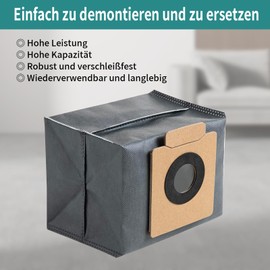 JYAILIFES Pack of 8 X8 Pro Dust Bags Accessories for eufy Clean X8 Pro, Large Capacity Replacement Bag Accessories