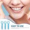 150 Piezas Floss Threaders for Bridges Flosser Gum Floss Threaders