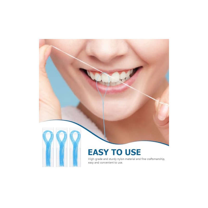 150 Piezas Floss Threaders for Bridges Flosser Gum Floss Threaders