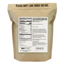Anthony's Organic Flaxseed Meal, 2.5 lb, Gluten Free, Ground Ultra Fine Powder, Cold Milled, Keto Friendly