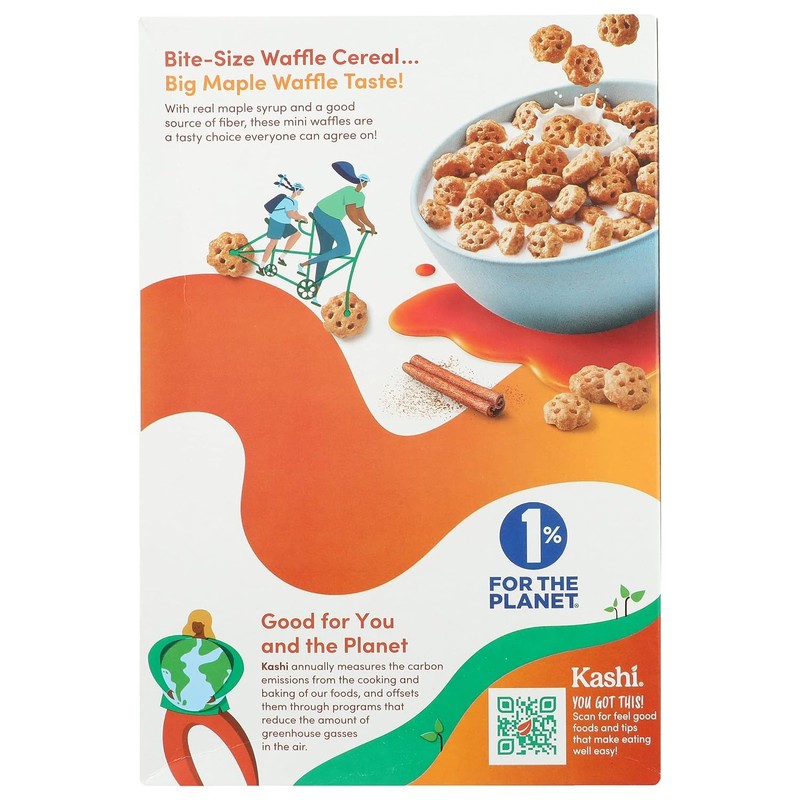 Generic Kashi Organic Bite Size Cereal - Maple Waffle Crisp